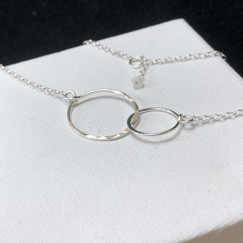 Infinite cheapest hoop necklace